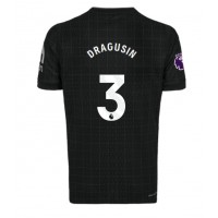 Stroje piłkarskie Tottenham Hotspur Radu Dragusin #3 Koszulka Wyjazdowej 2025-26 Krótki Rękaw